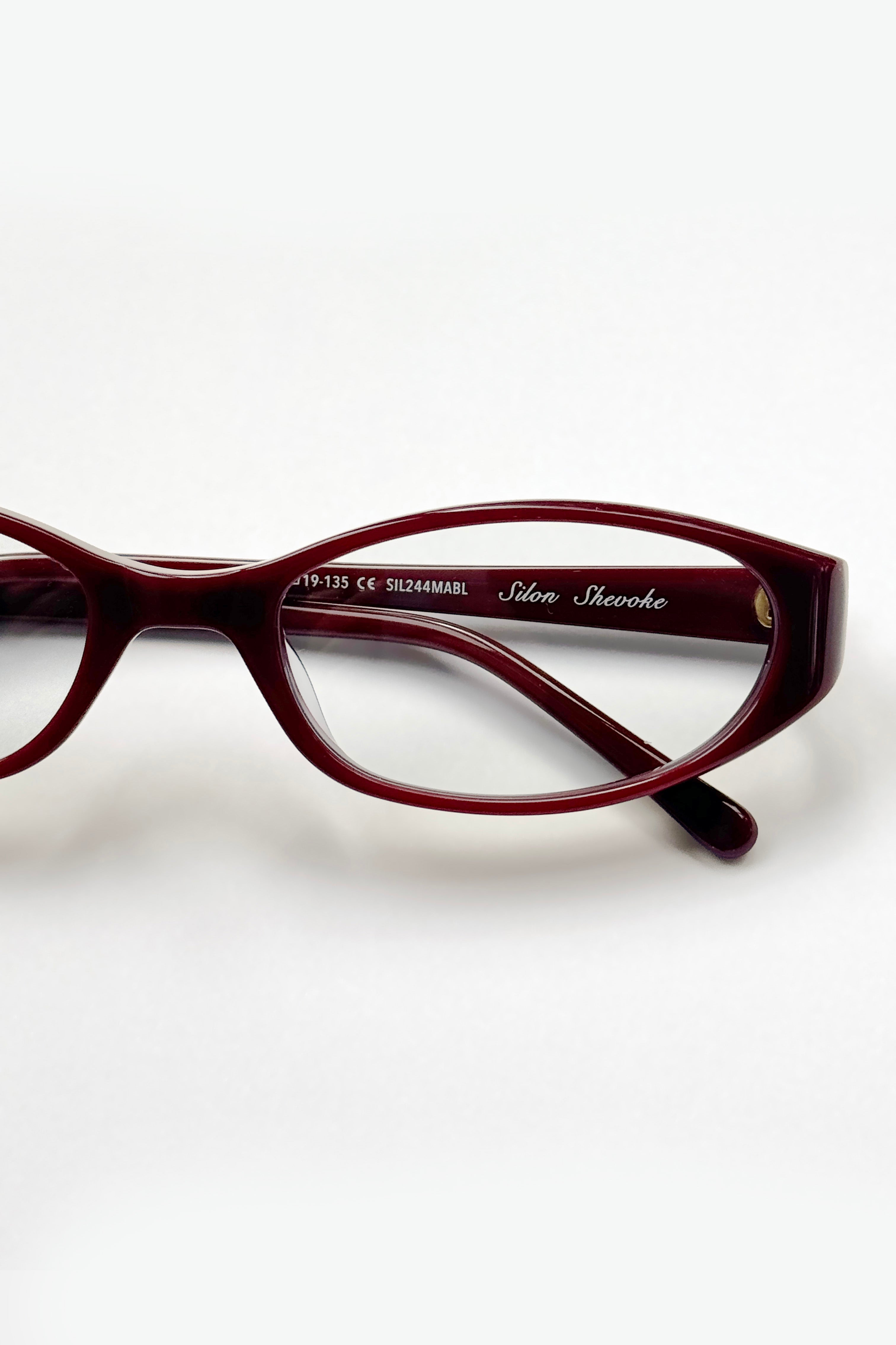 Shevoke Sunglasses Blue Light SILON Maroon