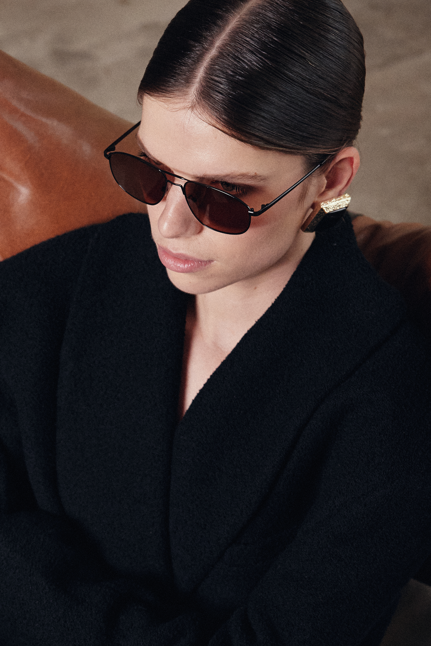 Shevoke Sunglasses CAWLEY BLACK / BROWN