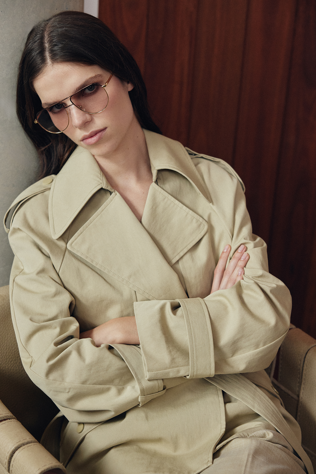 Shevoke Sunglasses MARLO BROWN/GOLD