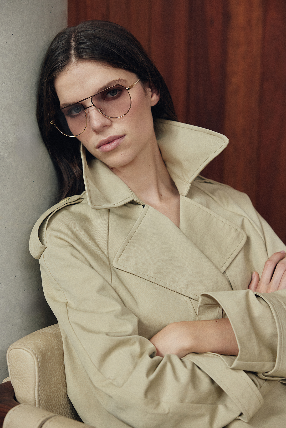 Shevoke Sunglasses MARLO BROWN/GOLD