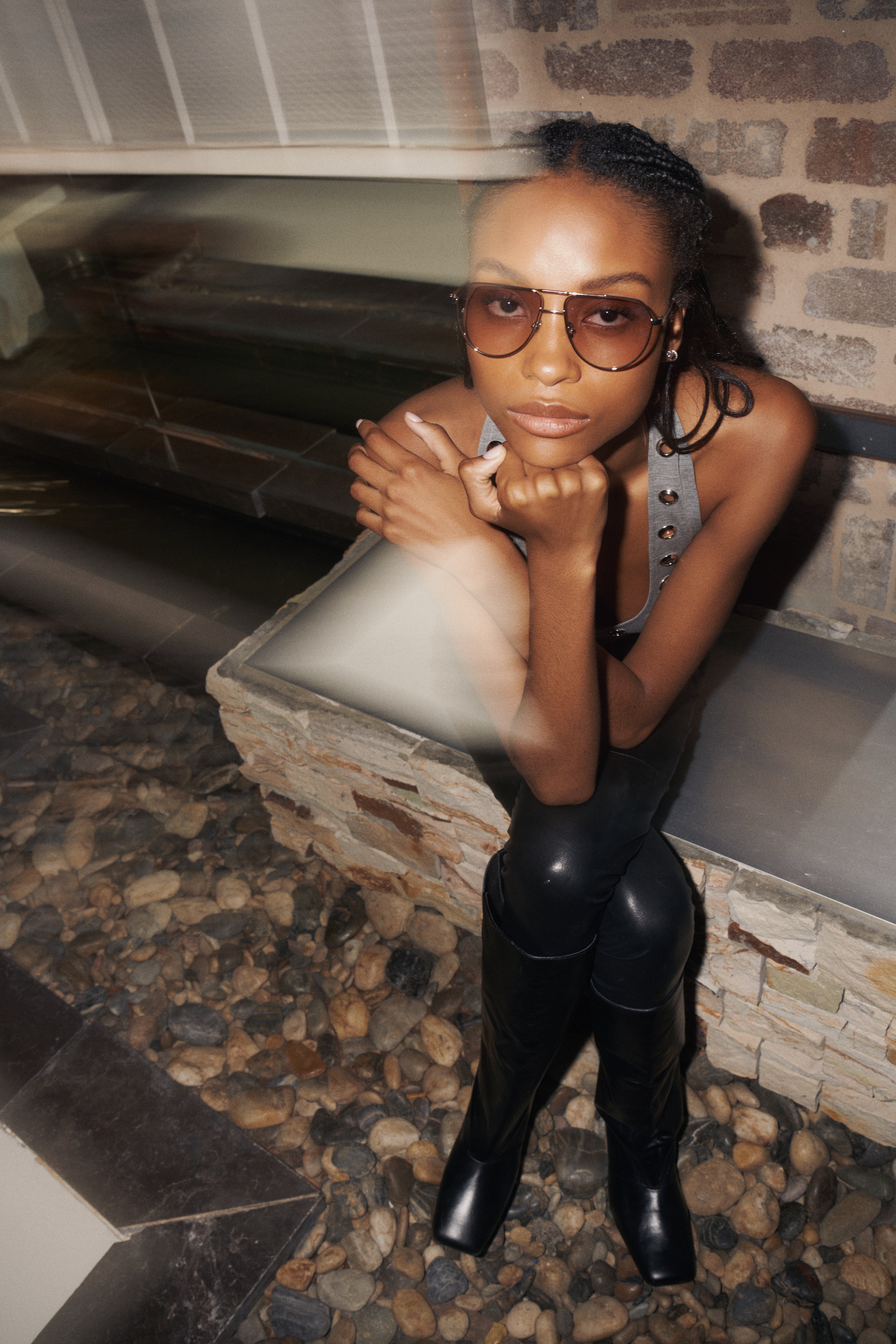 Shevoke Sunglasses MARLO SILVER/GRADIENT