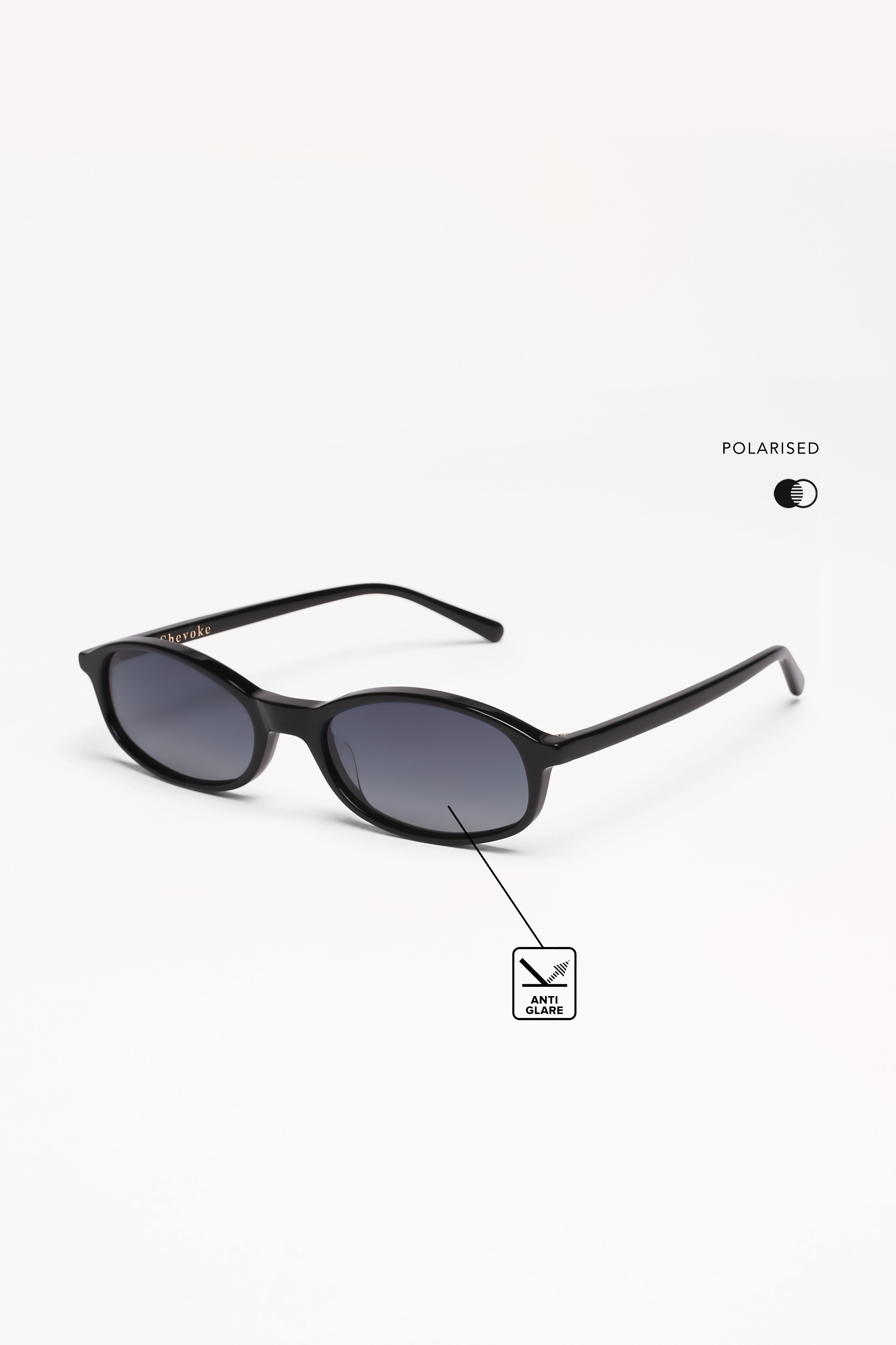 Shevoke Sunglasses Polarised GINI Black