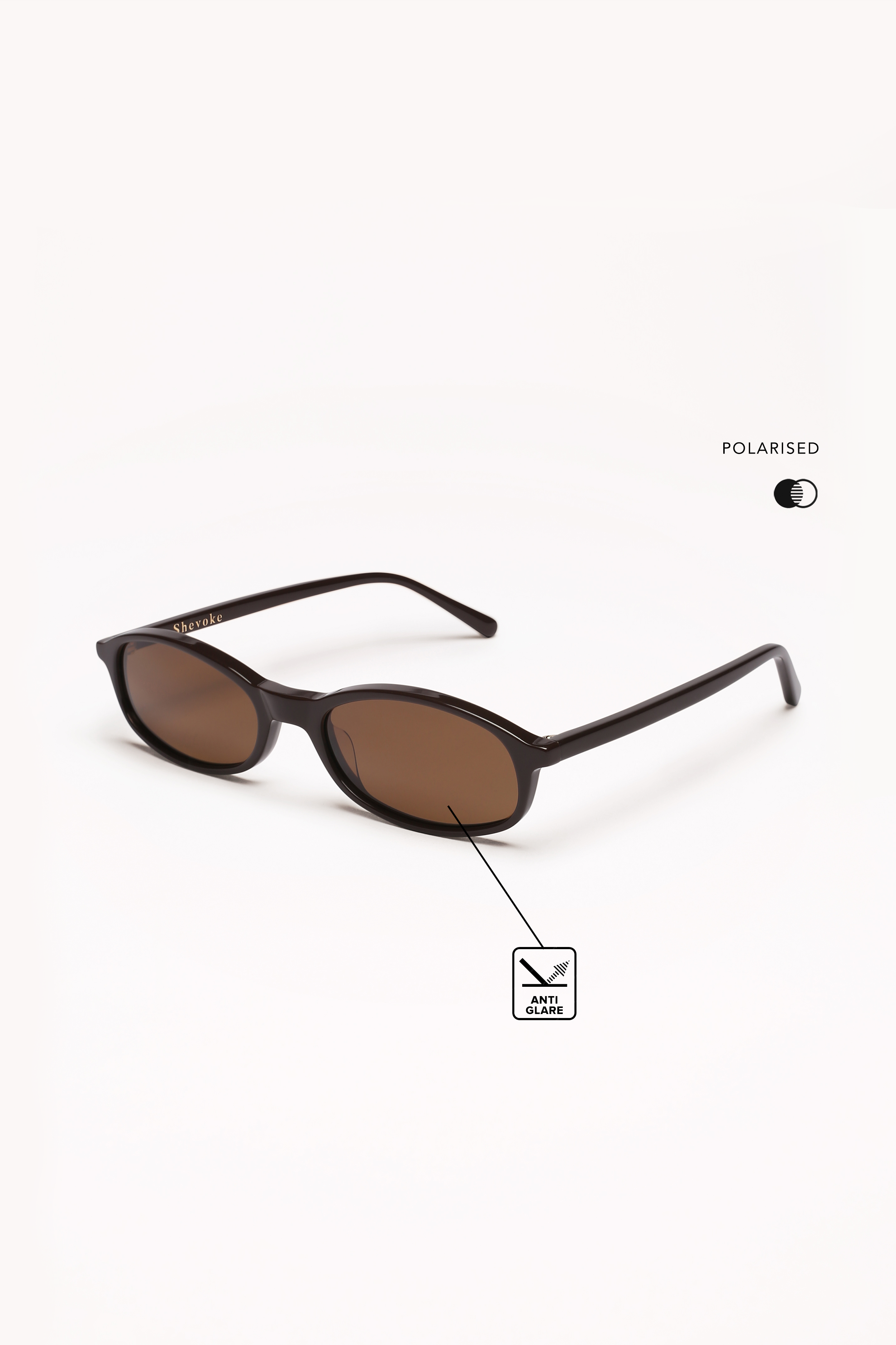 Shevoke Sunglasses Polarised GINI Brown