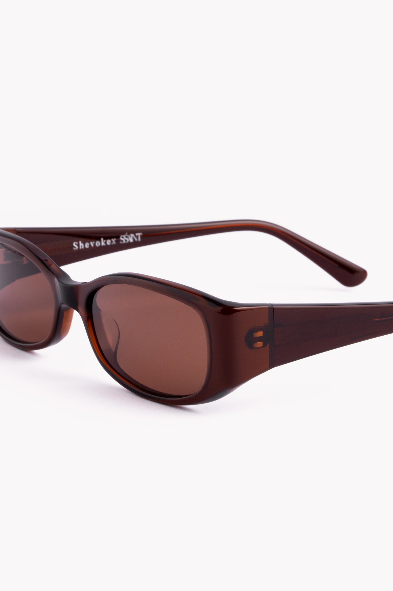 Shevoke Sunglasses SŚAINT Crystal Brown