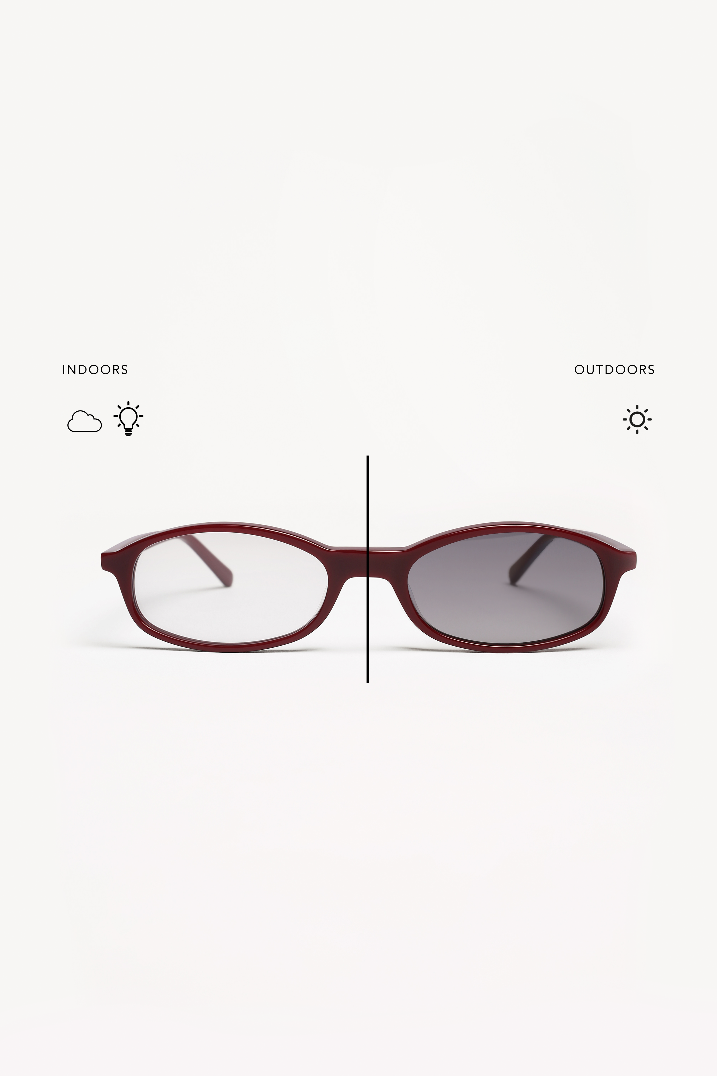 Shevoke Sunglasses Transition GINI Maroon