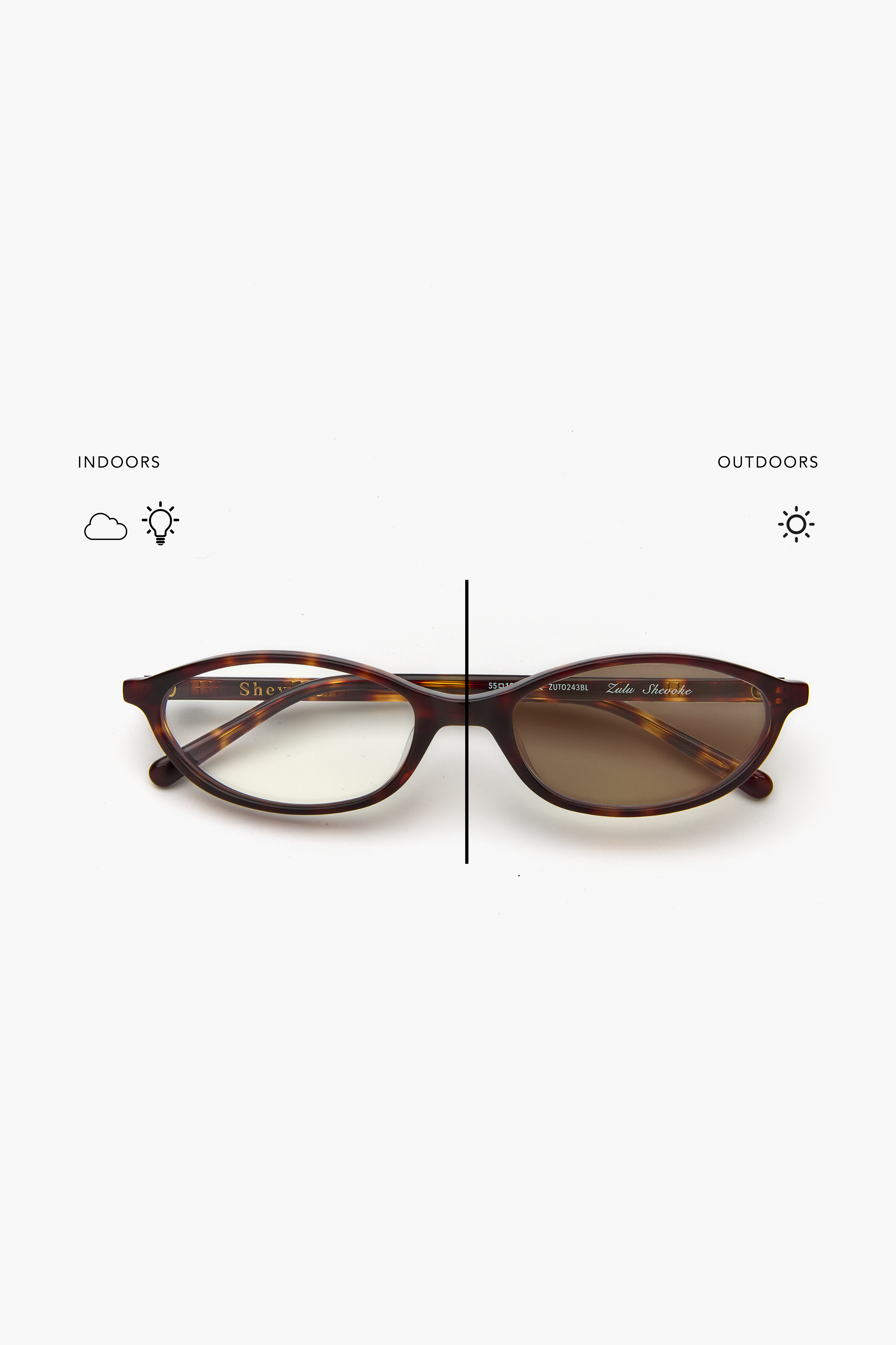 Shevoke Sunglasses Transition ZULU Tortoise Transition