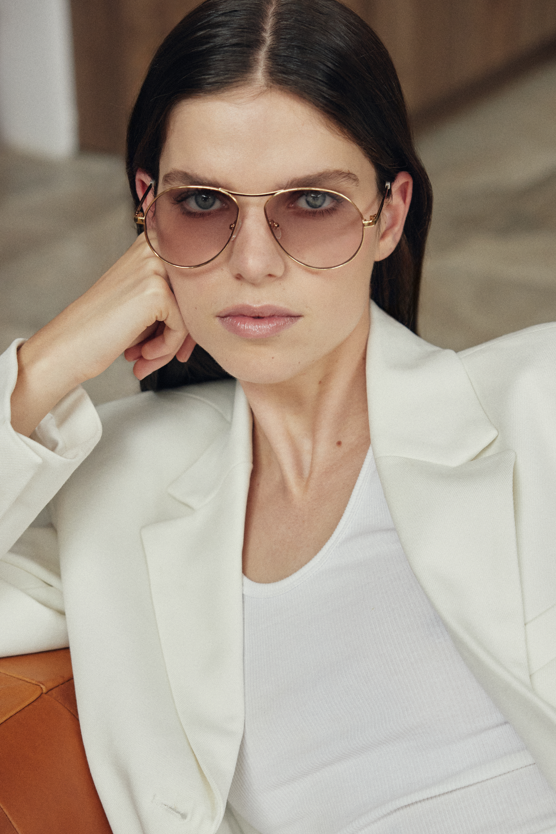 Shevoke Sunglasses YUME GOLD GRADIENT