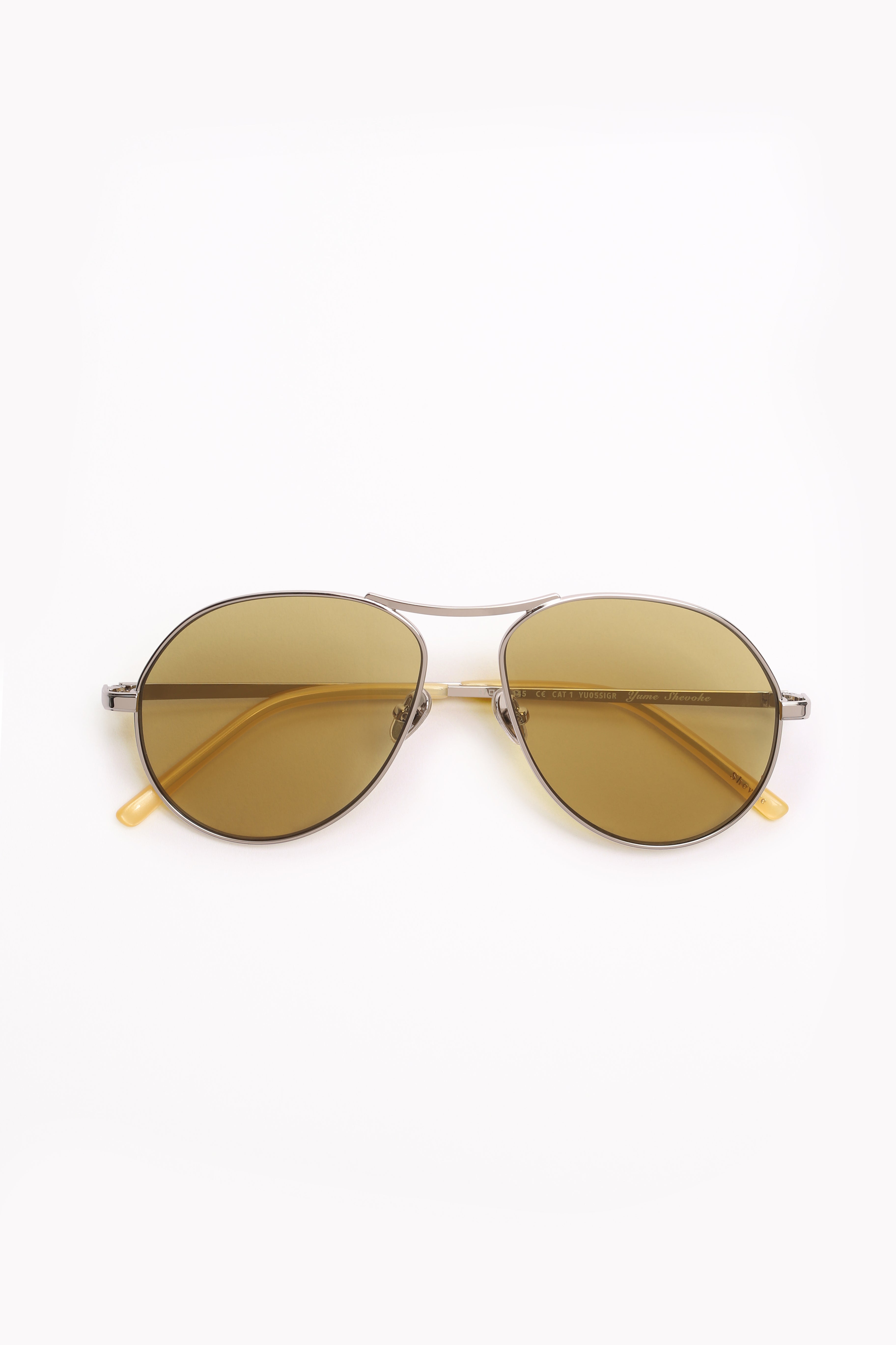 Shevoke Sunglasses YUME SILVER GREEN