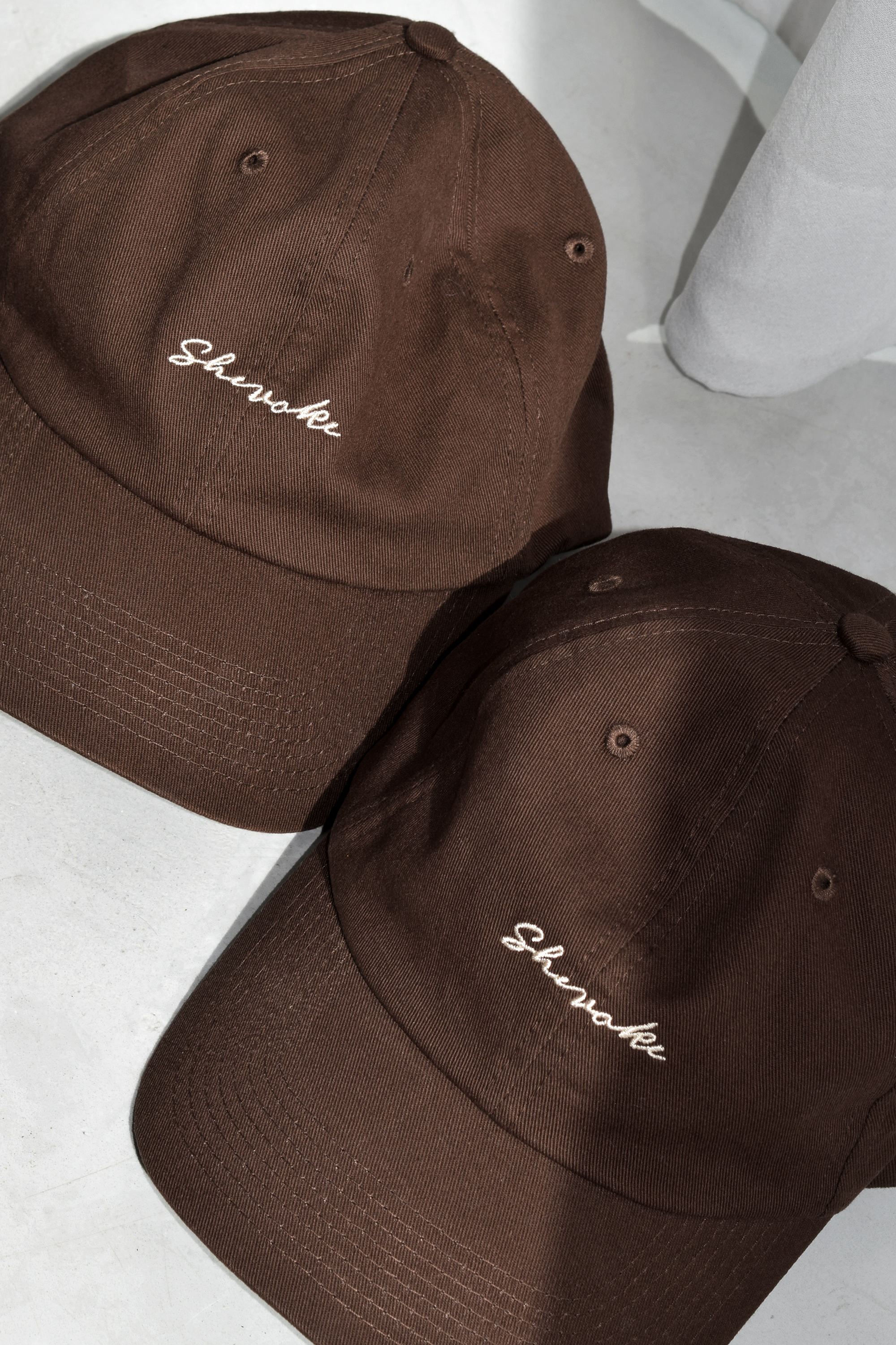 Shevoke free_gift Brown Logo Cap