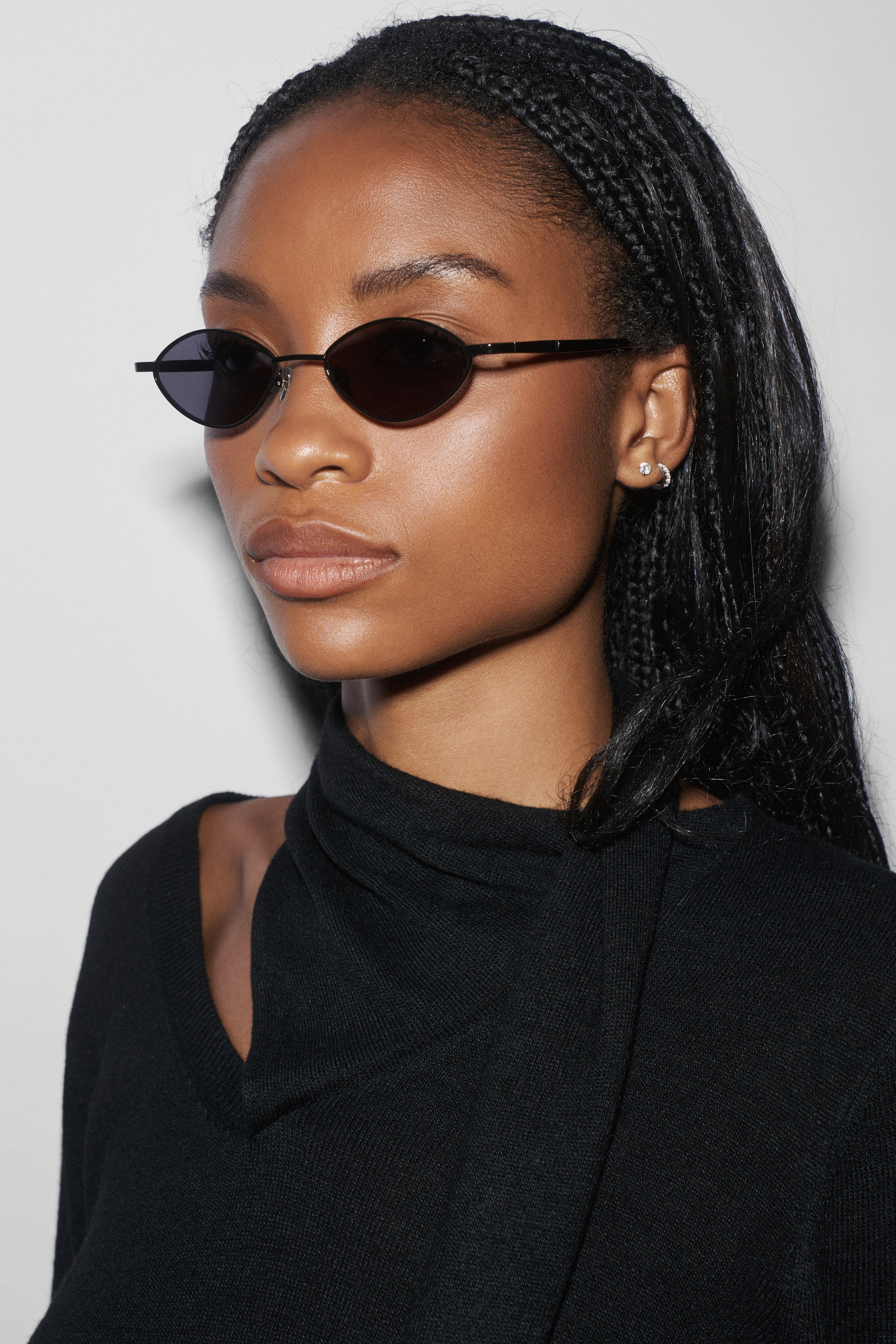 Shevoke Sunglasses ALAIA BLACK