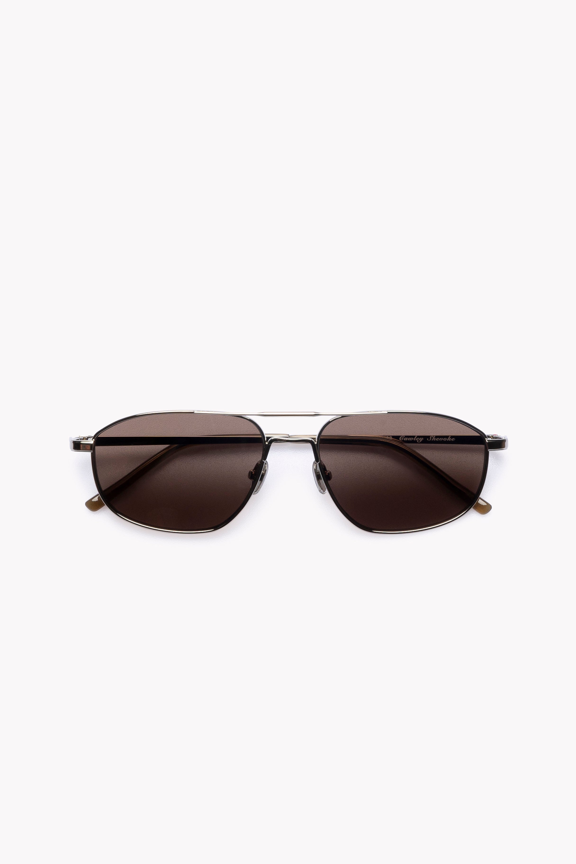 Shevoke Sunglasses CAWLEY SILVER / BROWN