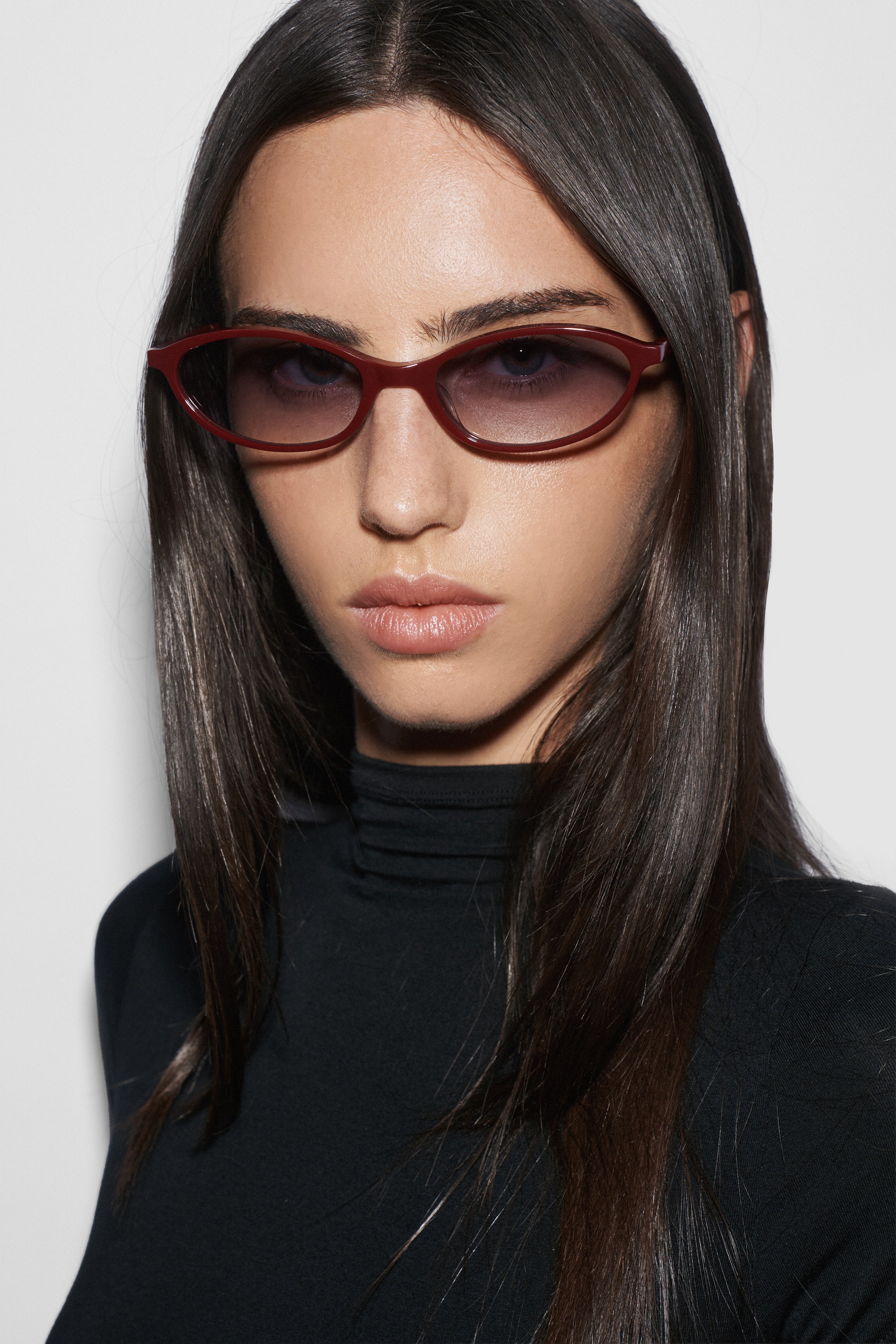 Shevoke Sunglasses Gradient Grey 100% UV ZULU Maroon