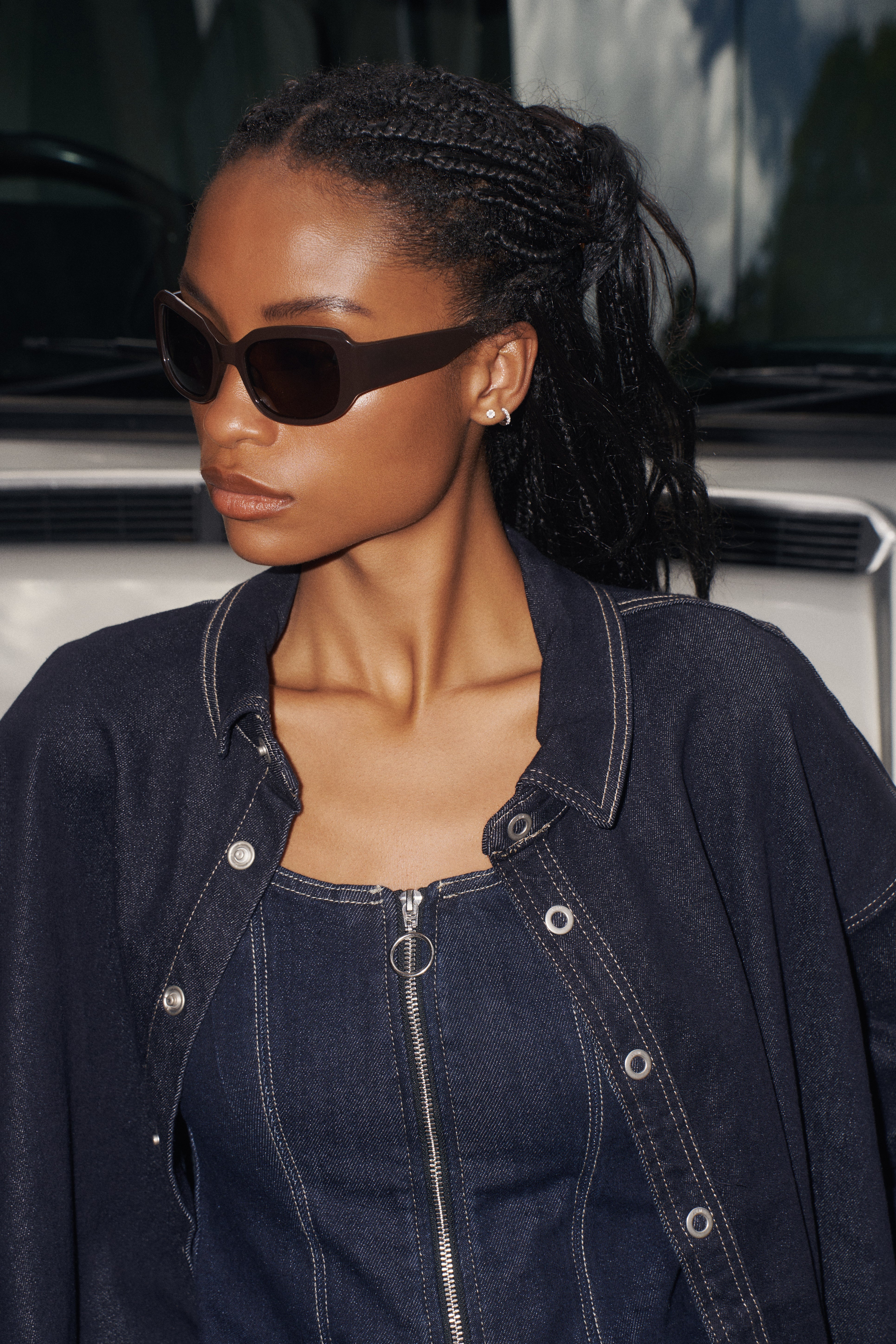 Shevoke Sunglasses JEN 001 Brown