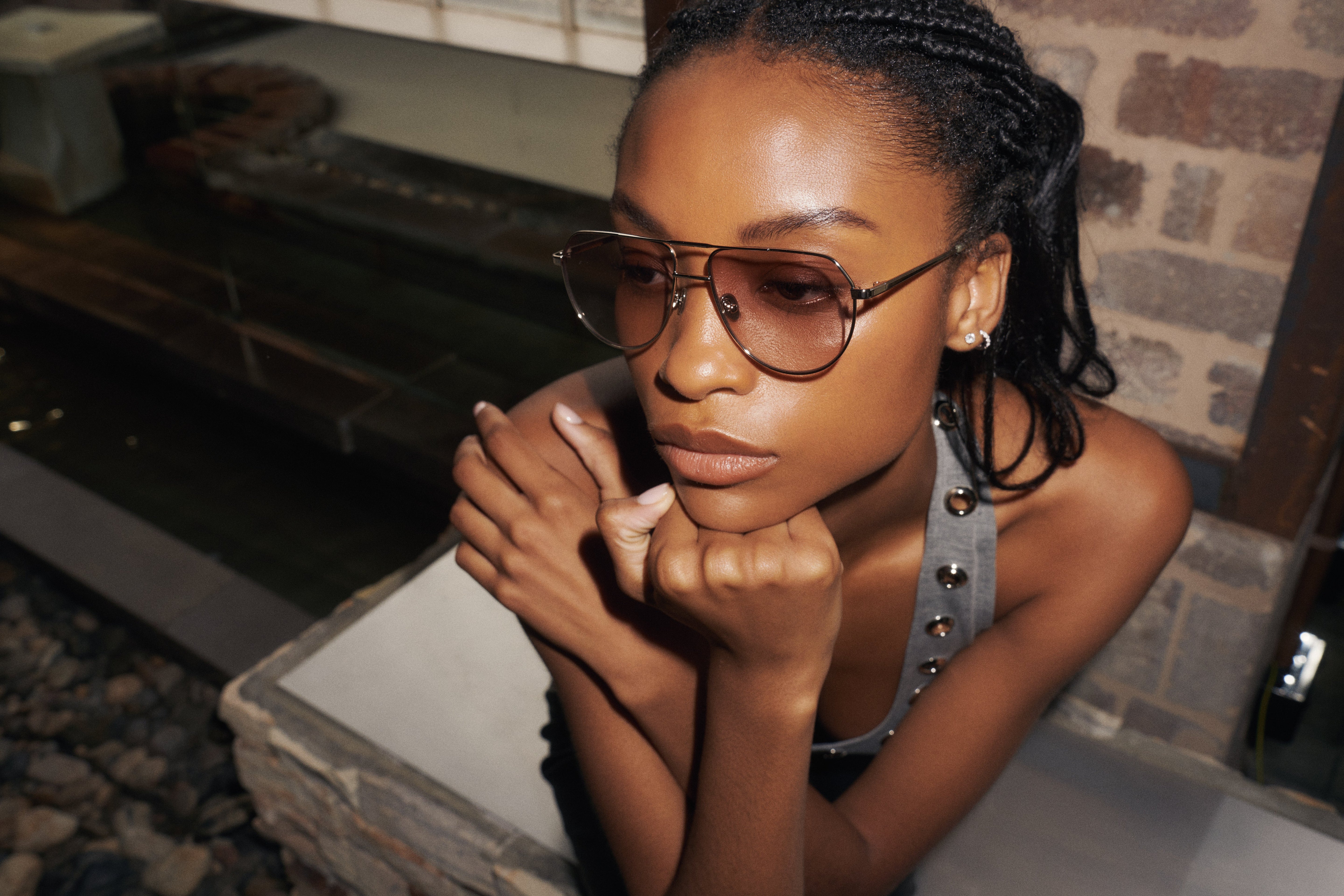 Shevoke Sunglasses MARLO SILVER/GRADIENT