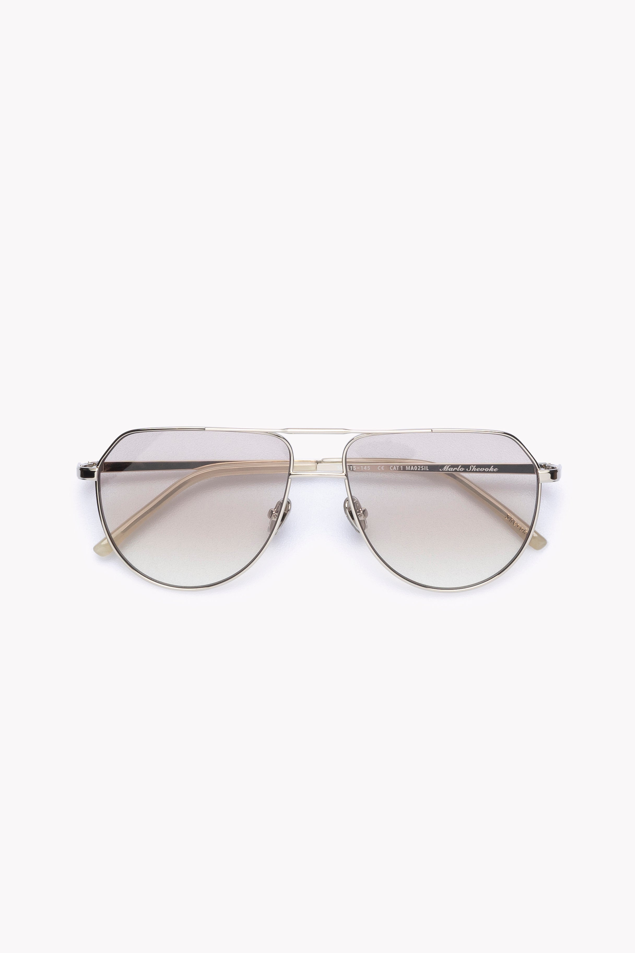 Shevoke Sunglasses MARLO SILVER / GRADIENT BROWN