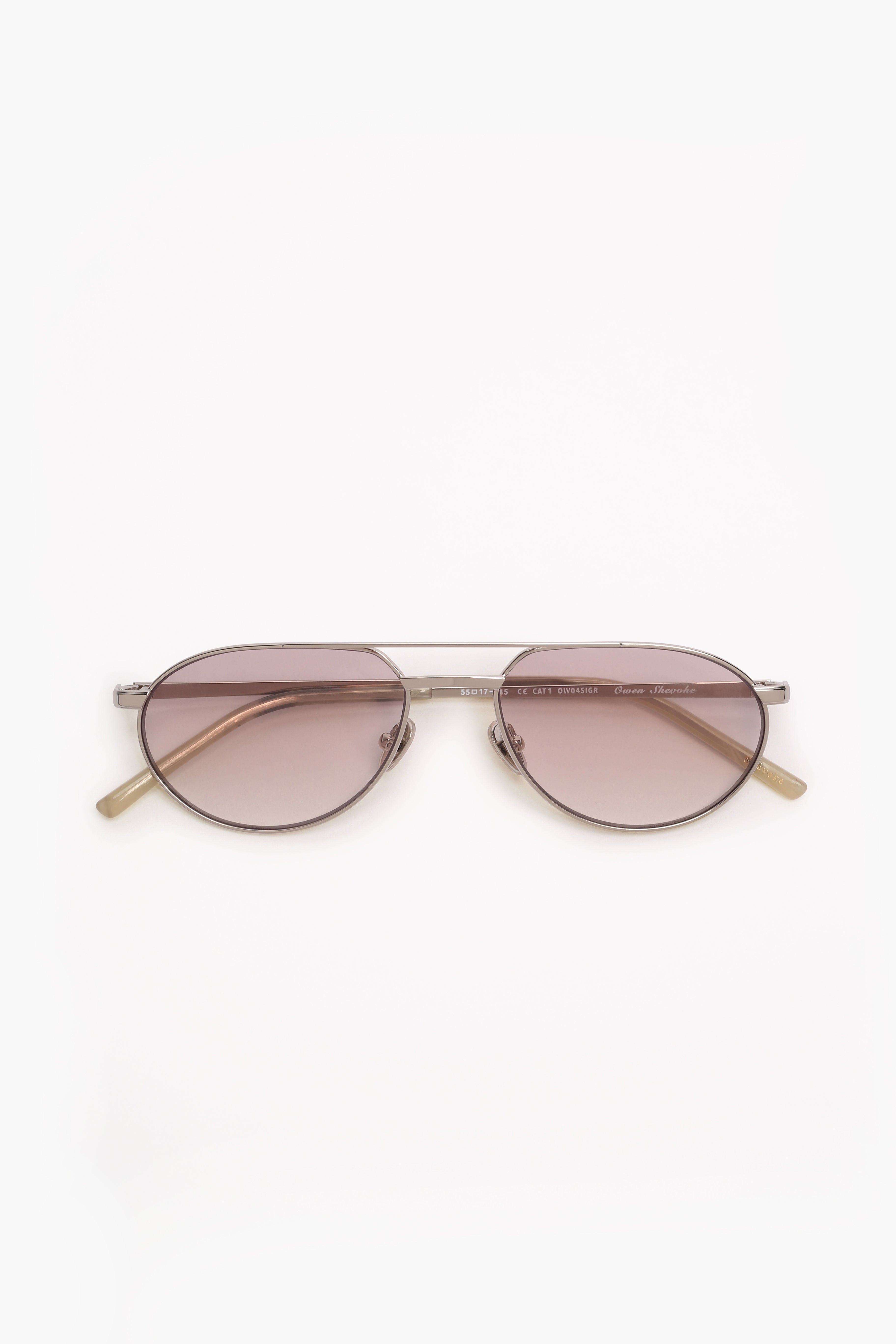 Shevoke Owen Sunglasses, Silver Gradient — summer sunglasses