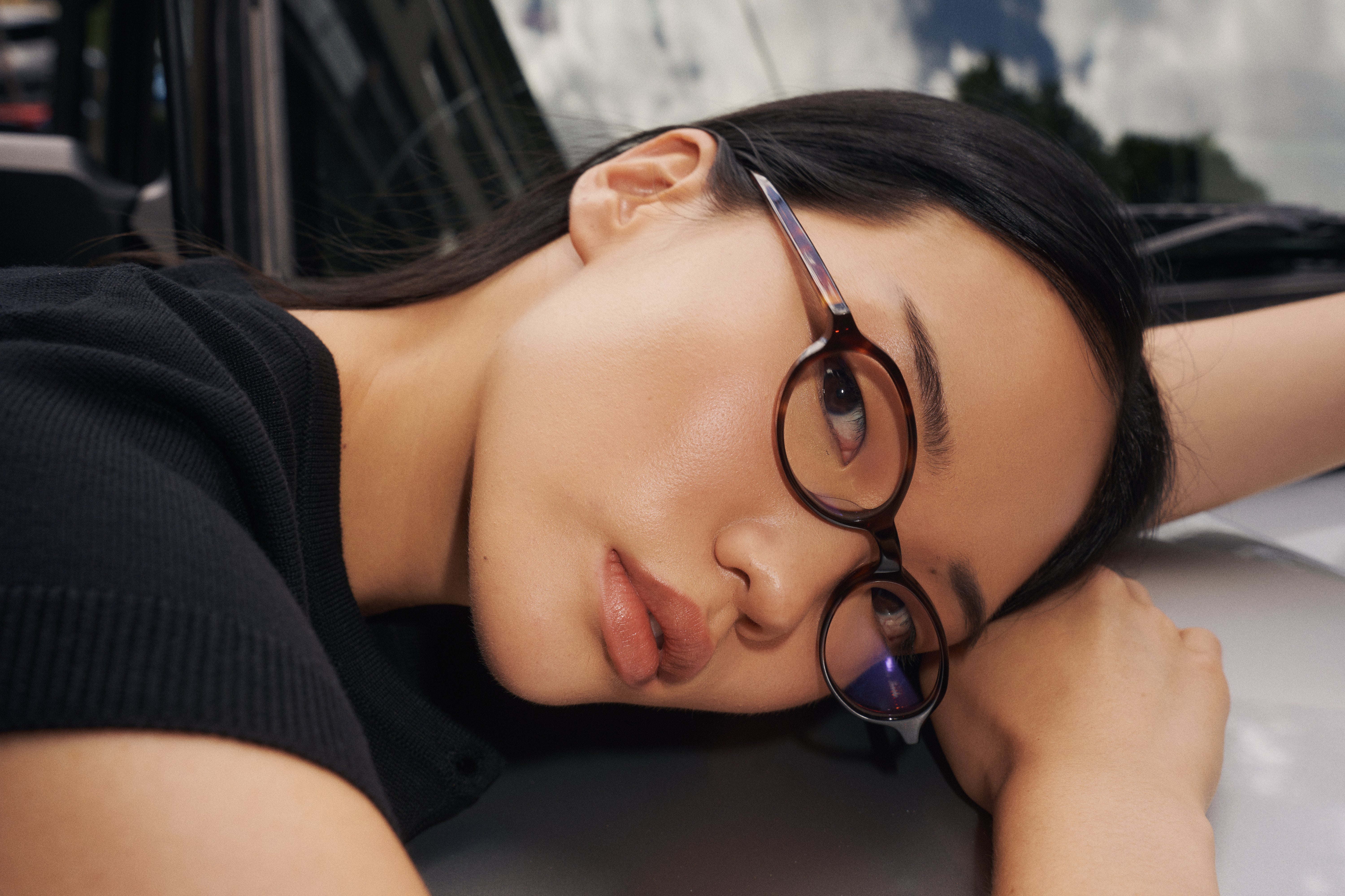 Rowa Tortoise Oval Blue Light Glasses - Shevoke Australia