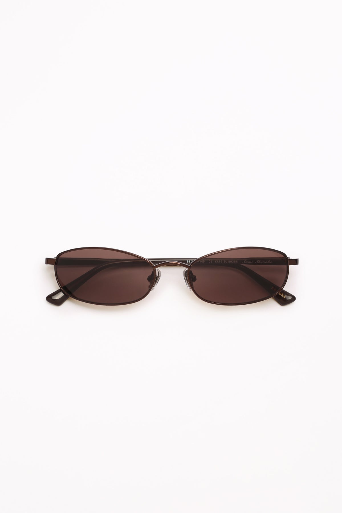Shevoke brand- Saito brown sunglasses. shevoke-sadie-brown-1124665284  main image 3