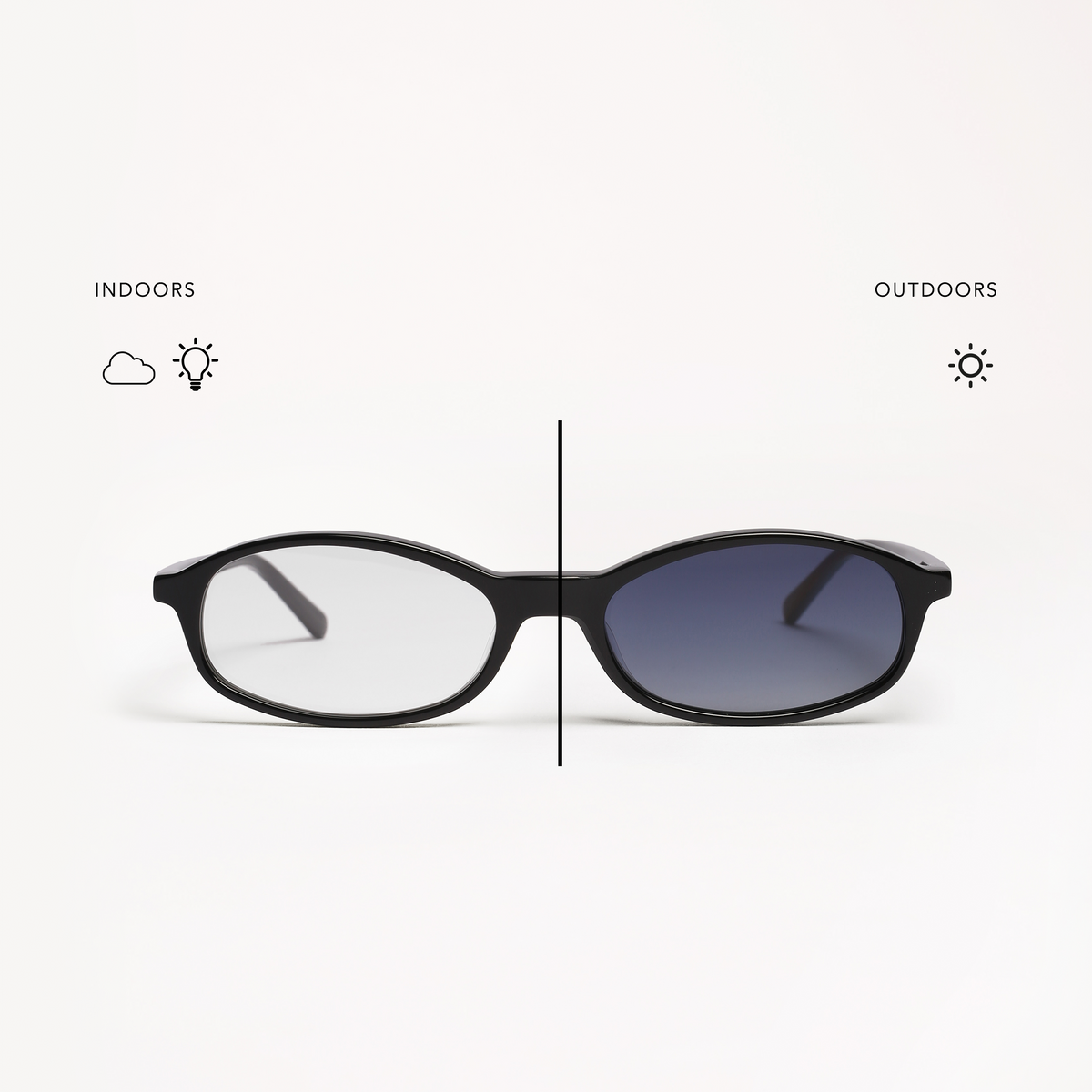 Gini Black Transition Glasses - Shevoke Australia Gini Black Transition Glasses - Shevoke Australia