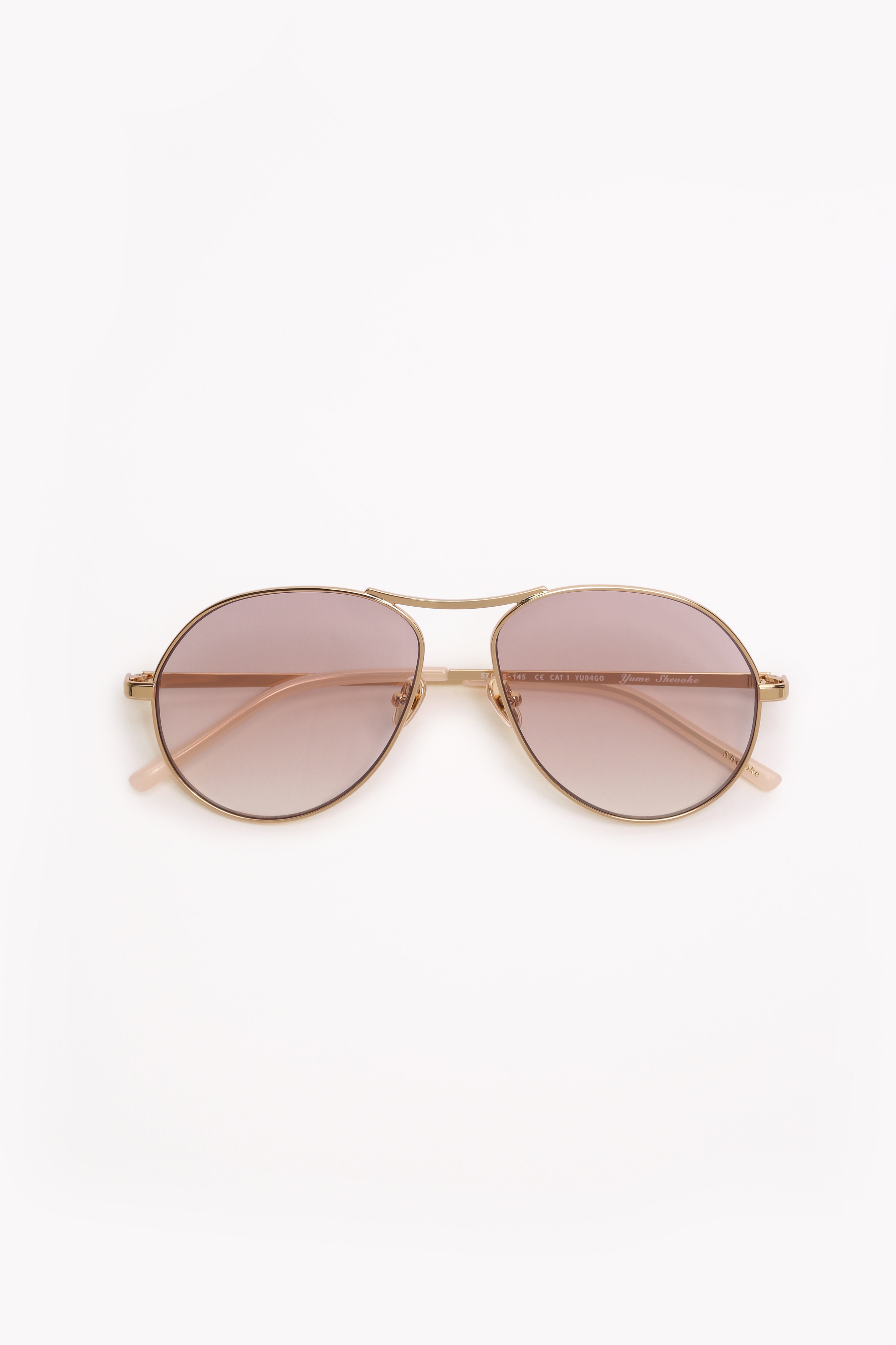 Shevoke Sunglasses YUME GOLD GRADIENT