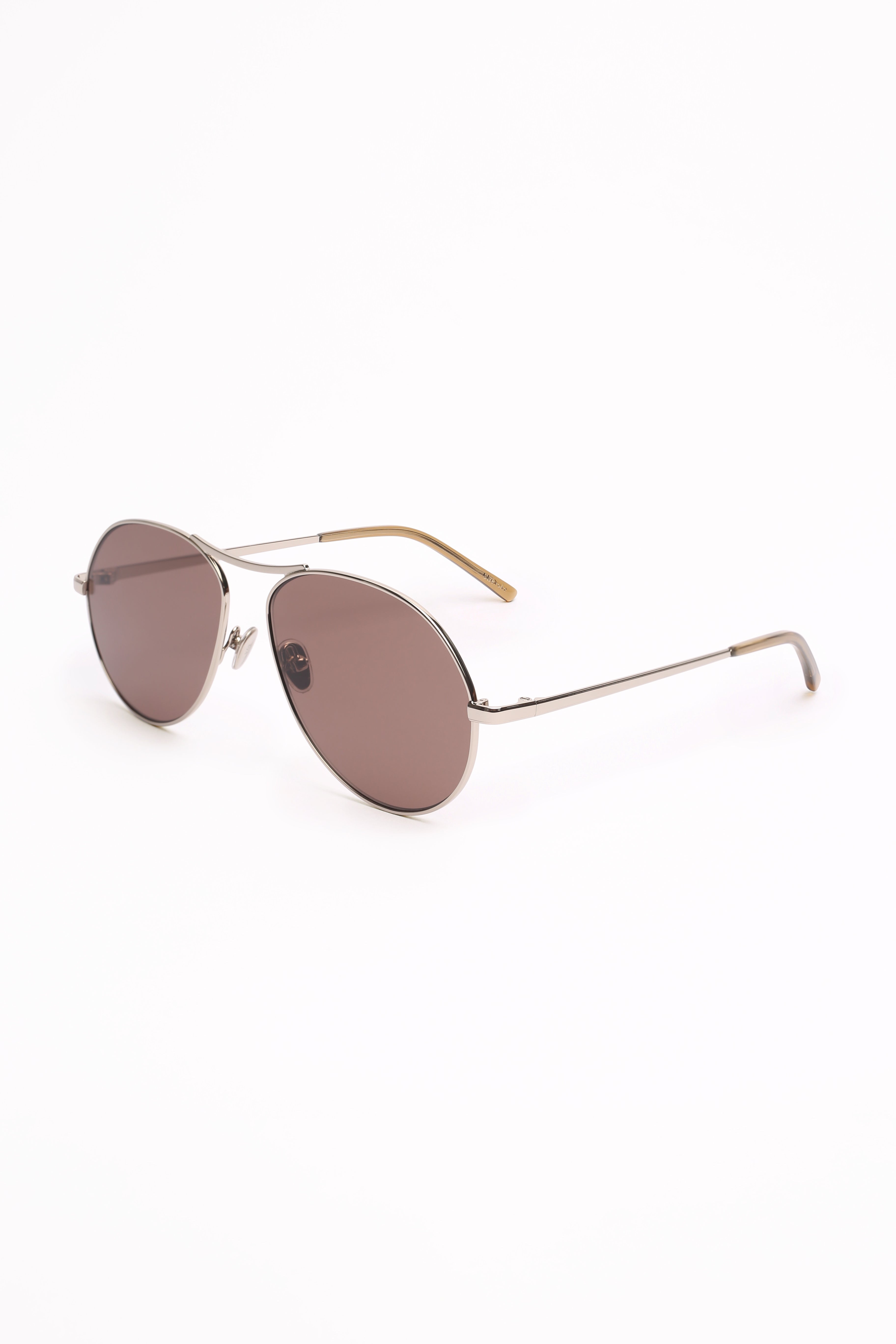 Shevoke Sunglasses YUME SILVER BROWN