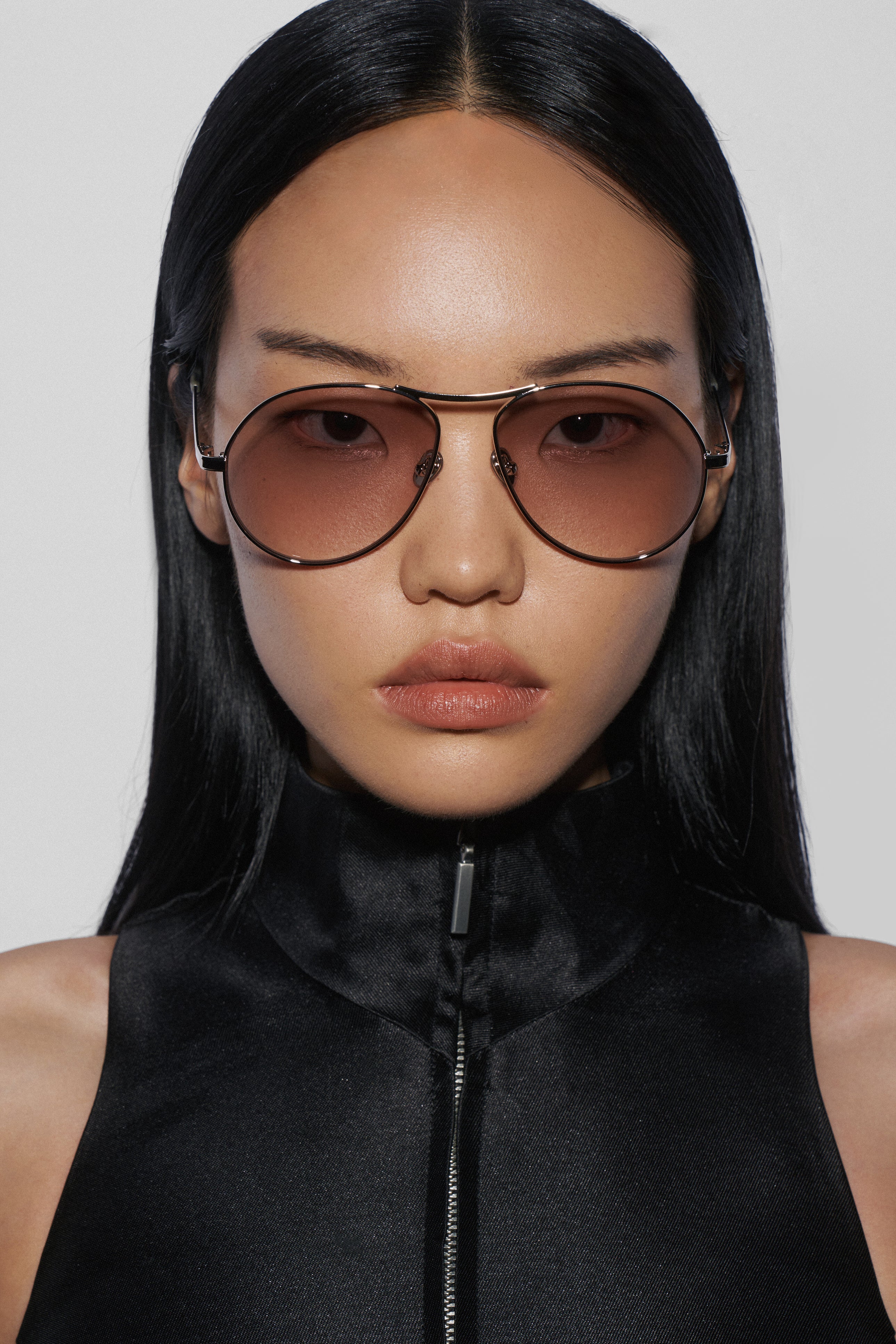 Yume Silver Gradient Oval Sunglasses - Shevoke Australia