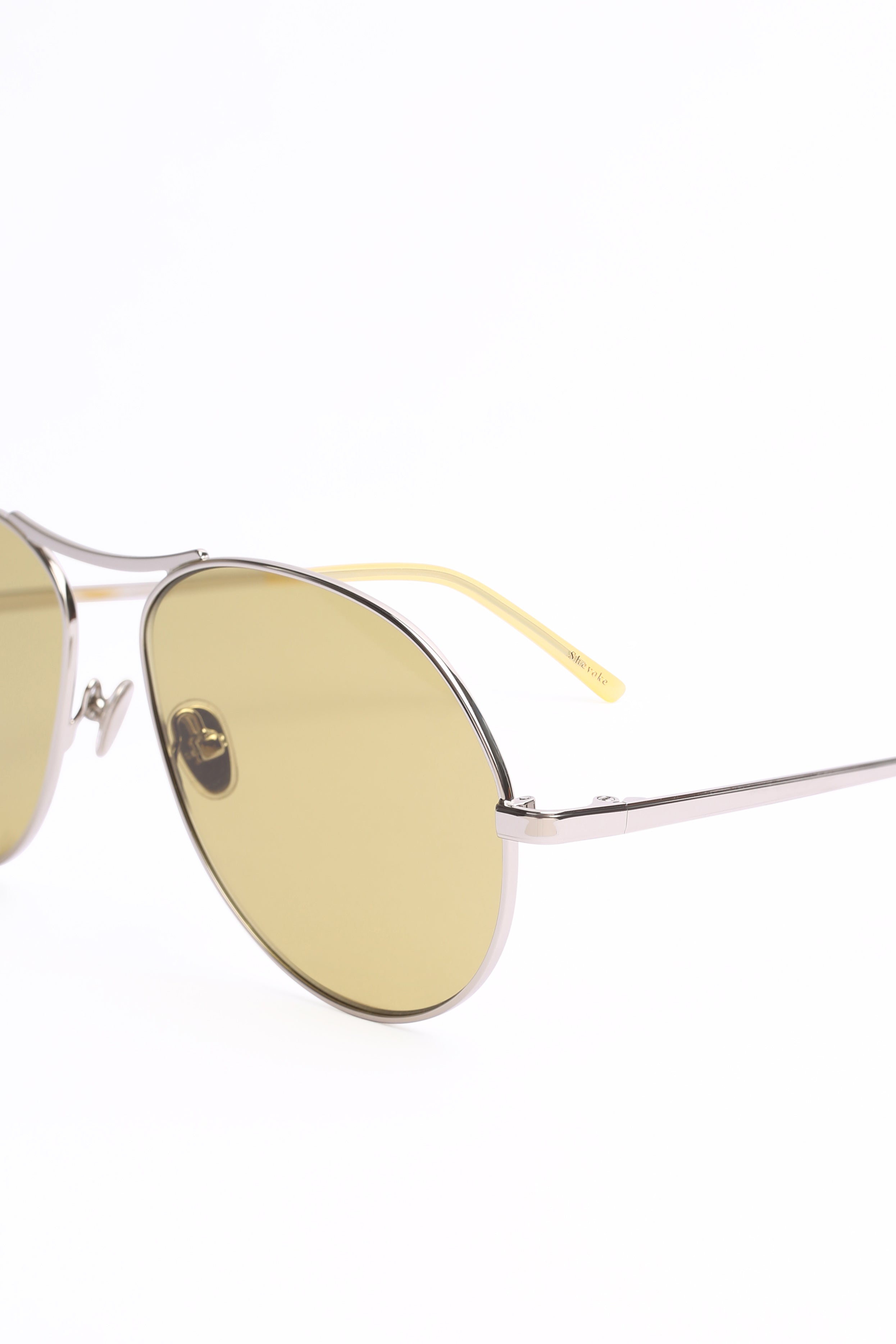 Shevoke Sunglasses YUME SILVER GREEN
