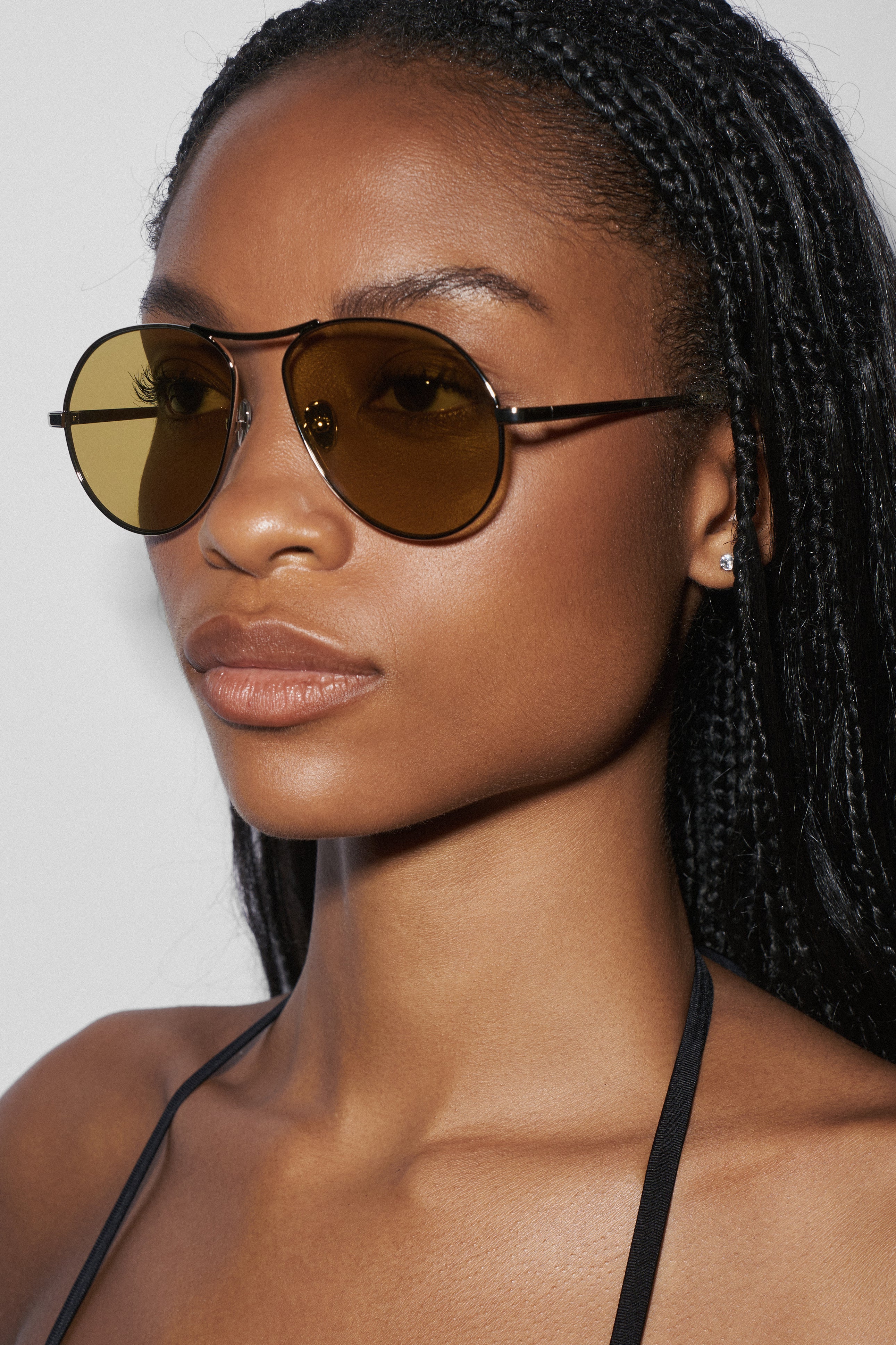 Shevoke Sunglasses YUME SILVER GREEN