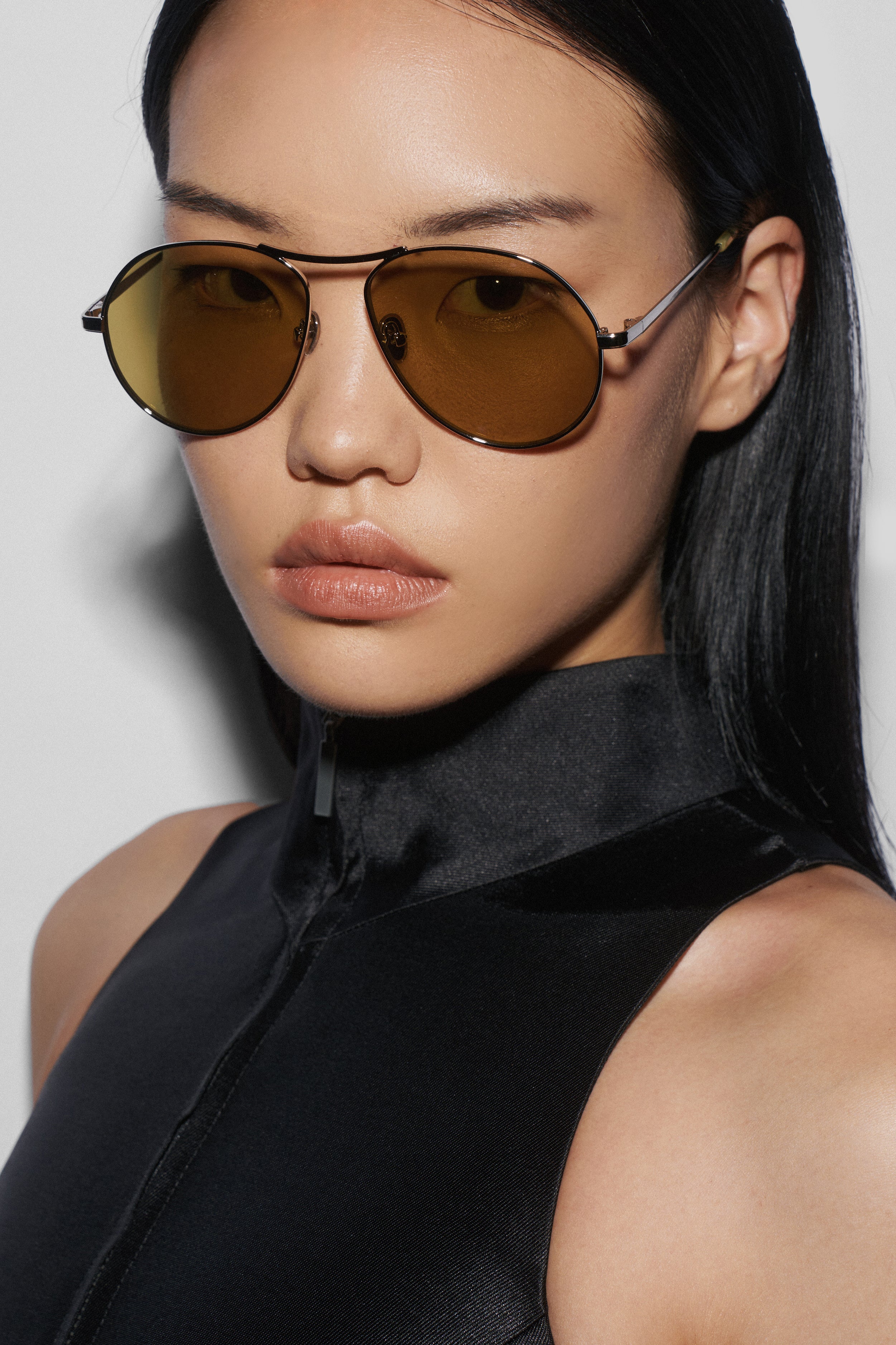 Shevoke Sunglasses YUME SILVER GREEN