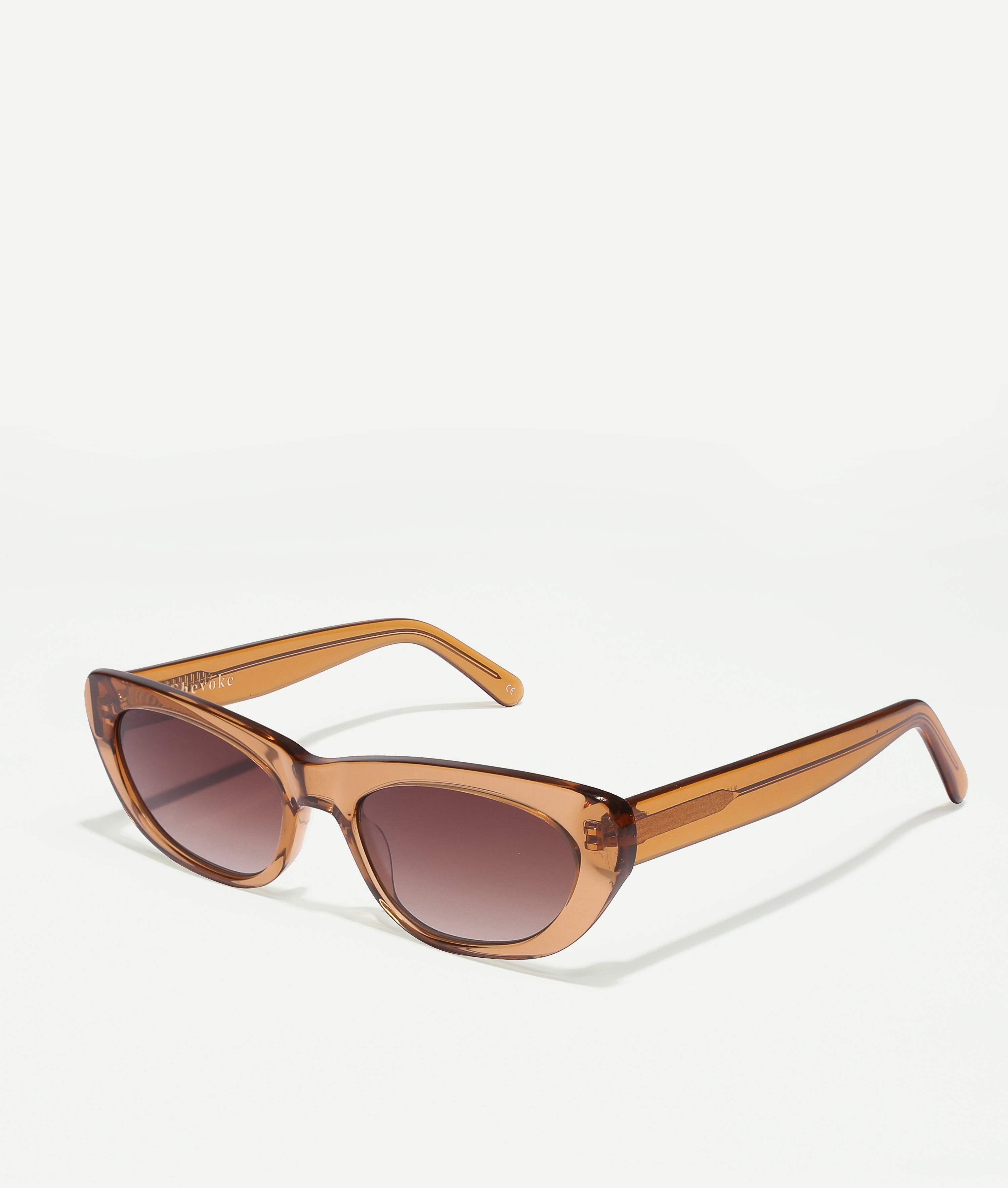 Shevoke Sunglasses NINA Crystal Brown